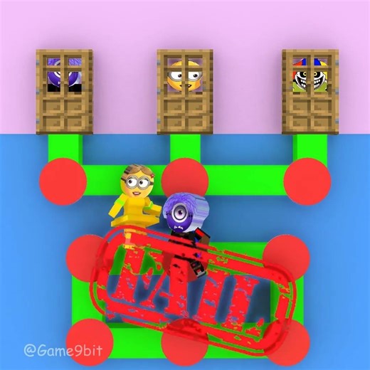 Choose the right door to help the boy Sprunki Minion get back the piece of his family picture! 🤗😄