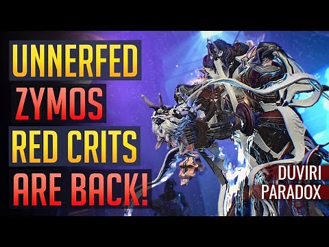 Warframe | ZYMOS: They Unnerfed It. Red Crits are Back! | Duviri Paradox