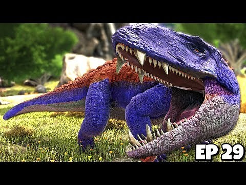 CREATING our FIRST HYBRID DINOSAUR! The GORGOSUCHUS! | ARK Survival Evolved Jurassic Modded #29