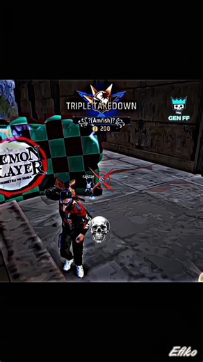 LAST ENEMY☠️🗿#genff #ffshorts #freefire