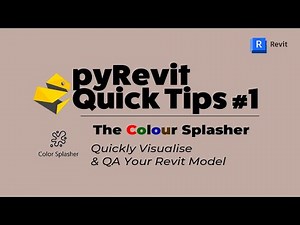 pyRevit Quick Tips #1 – Colour Splasher-Quickly Visualise and QA Your Revit Model