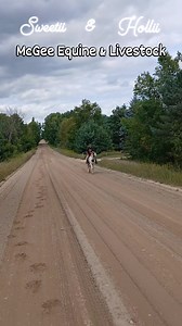 Sweetii & Hollii Out On The Trail And Traffic McGee Equine & Livestock Farrier Service, Rescue, and Rehabilitation | McGee Equine & Livestock Farrier Service, Rescue, and Rehabilitation
