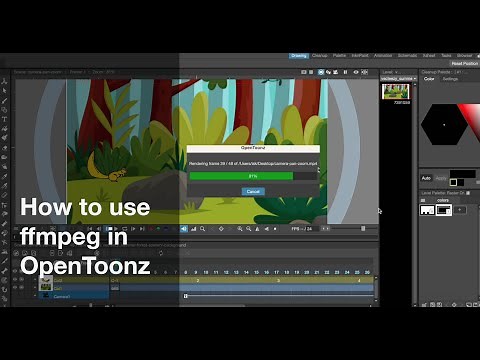 How to use ffmpeg in OpenToonz for Mac