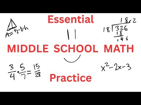 Essential Middle School Math Concepts - Practice Problems #2