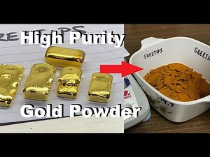 Pure Gold Powder Triple Refined
