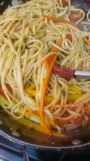 Vegetable Linguine #Shorts