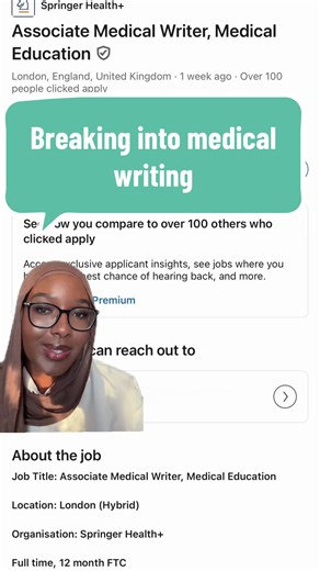 Entry Level Medical Writer Role for Life Science Graduates