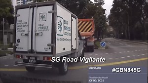 282K views · 1.3K reactions | 2jan2026 1800hrs coporation road #GBN845G ev lorry from eco freeze logistics unable to keep in lane swerving left and right quoted Using phone while driving. Abruptly swerve into my lane and mount kerb. Continued driving erraticly and almost hit another lorry near end of video | SGRV | Facebook