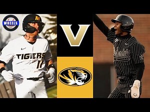 #4 Vanderbilt vs Missouri Highlights (Great Game!) | 2023 College Baseball Highlights