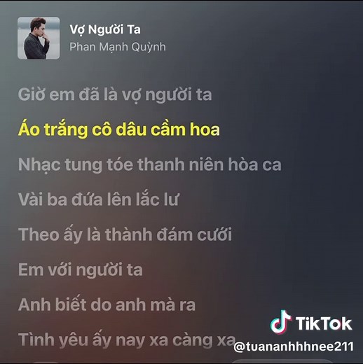 ngày 30: Vợ Người Ta — giờ em đã là vợ người ta (Phan Mạnh Quỳnh)