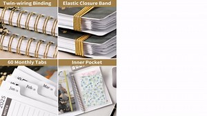 Artfan 2026-2030 Monthly Planner Spiral Bound - 5 Year Monthly planner/Calendar 2026-2030, Jan.2026 - Dec.2030, 8.5" x 6.4", 60 monthly Planner