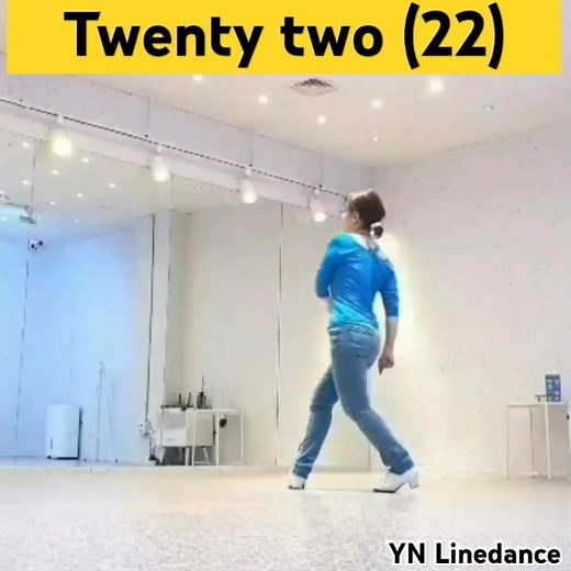 Twenty two (22) Linedance /32C,4W,Absolute Beginner/#demo #Shorts #강의용 #yn라인댄스 #마라톤대회곡