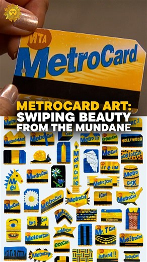 CBS News' "Sunday Morning" 🌞 on Instagram: "On December 31, New York City will officially retire the transit system's MetroCard, that ubiquitous piece of plastic used to gain entrance onto subways and buses. But there is beauty in using MetroCards as the raw materials for art, as Thomas McKean has found in his collages and miniature sculptures depicting portraits of city life. Serena Altschul reports."