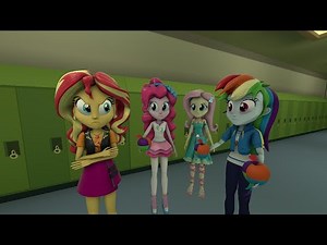 [MLP/15.ai] Sunset Shimmer Doesn't like Rainbow Dash's Zap Apples and Makes her Quit School