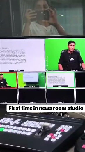 news room studio setup #varanasi #viral #shortvideos #ytshorts #news