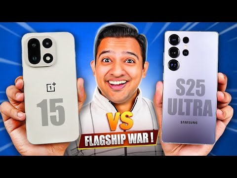 OnePlus 15 vs Samsung Galaxy S25 Ultra⚡Ultimate Flagship War ! 🔥