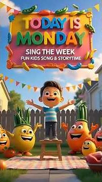 Today Is Monday — Sing the Week! 🍝🥦 | Fun Kids Song & Storytime!