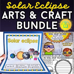 Solar Eclipse 2024 Craft and Activities Bundle