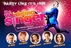 Relive the 1980s at The Alhambra Theatre next week with the musical based on Adam Sandler's hit film The Wedding Singer! www.bradford-theatres.co.uk/whats-on/the-wedding-singer | Bradford Theatres