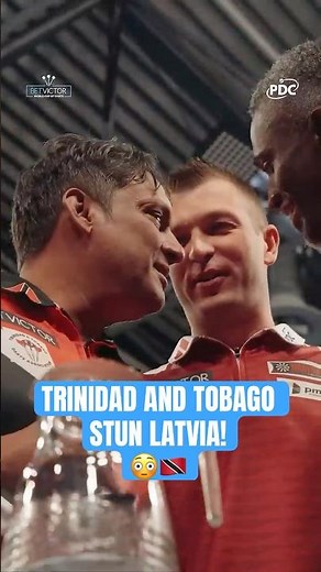 Trinidad and Tobago win their FIRST match at the World Cup of Darts! 🇹🇹