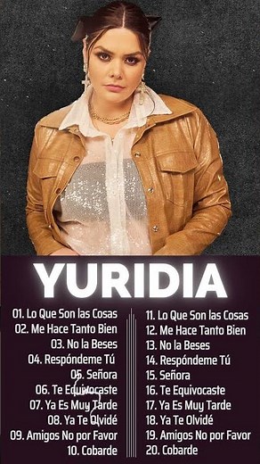 Yuridia Sus Mejores Éxitos 2024 - Grandes Exitos De Yuridia - Nuevas Canciones de Yuridia