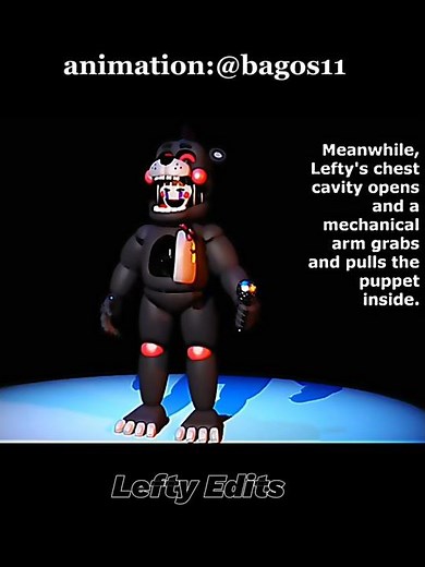 How did the puppet get into lefty?
