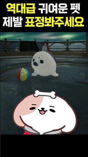The harp seal's expression in Aion 2 is super cute, please check it out #Aion2 #shorts