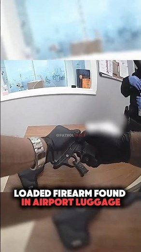 Loaded Firearm Found in Airport Luggage 😳