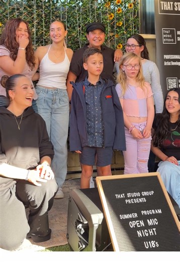 We love any chance to use our studio space for an intimate open mic - our Backyard Sessions 🌿🎤 Here are a few clips from our first Backyard Session of 2026… plenty more to come 👀🎶 #thatstudiogroup #2026summerprogram #backyardsessions