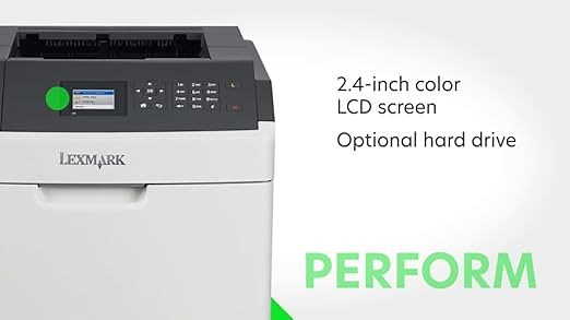 Lexmark MS817n Monochrome Laser Printer, Network Ready and Professional Features
