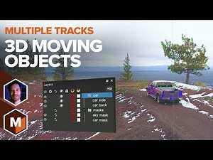 Mocha Pro Camera Solve - Grouping Tracks for Moving Objects