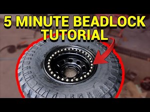 How to Mount Tyres to Beadlock Rims at Home | DIY Tutorial