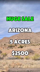 5 Acres on Sale in Mohave County, AZ for $2,500. #arizona #realestate #property #foryou #fyp #reels #instadaily #forsale #land #viralreels #foryoupage #arizonarealestate #landforsale #cheap #wholesale #sales #properties #sale | LandSupplier.com