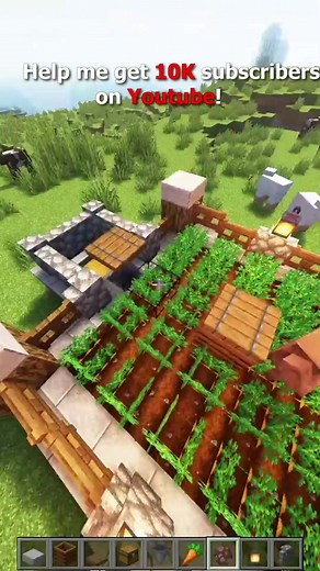 Full automated crop Farm👨‍🌾🚜 #minecraftbuilding #minecraftideas #minecrafthacks #mc #minecraftfarm #minecraftfarmtutorial id: the goat 🔥 @HellFrozen