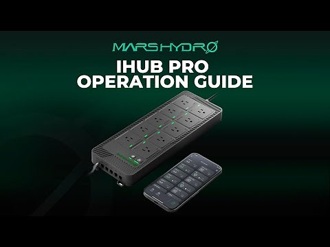2025 New Mars Hydro iHub Pro | 10-Outlet Smart Grow Room Environmental Control Hub