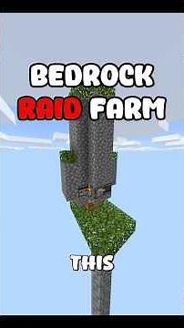 Best Bedrock Raid Farm (Subscribe for Ominous Bottle Farm)