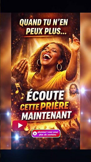 🎶 QUAND TU N’EN PEUX PLUS… ÉCOUTE CETTE PRIÈRE MAINTENANT #musiquechretienne #adorationgospel