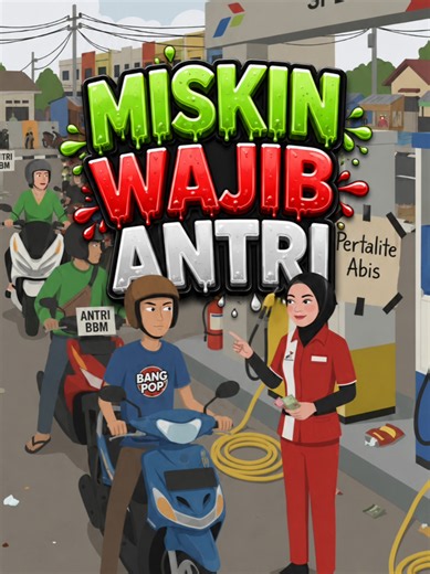 Ketika harga Pertamax naik, peta persaingan di SPBU berubah total. Yang biasanya isi Pertamax mulai melirik Pertalite, sementara pelanggan lama mulai was-was kehabisan. Kalau di tempat kalian, efek paling terasa dari kenaikan Pertamax apa? Disclaimer: Konten ini bersifat parodi dan hiburan. Tidak mewakili kondisi semua pengguna kendaraan maupun SPBU. #pertamax #bensin #matic #bbm #parody