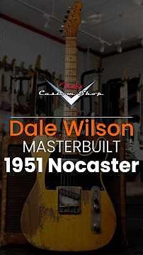 Best 1951 Nocaster Reissue Ever? Masterbuilt by Dale Wilson at the Fender Custom Shop! #fender