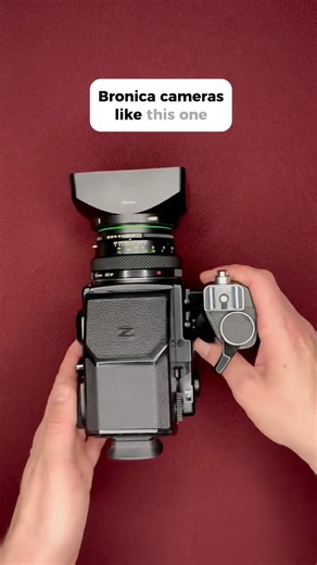 Blue Moon Camera and Machine on Instagram: "Bronica cameras like this one often have a hard time escaping a “Hasselblad we have at home” reputation, but they’re actually great options in medium format if image quality is a top priority. Today we’re shooting with this 1988 ETRSi, the final version of Bronica’s leaf shutter 645 system camera, which features internal gearing improvements and TTL flash. With the AE-II Prism Finder mounted, the ETRSi is capable of aperture-priority Auto mode with a s