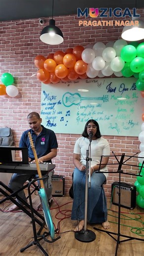Experience a beautiful Piano and Song performance at Muzigal – Pragathi Nagar