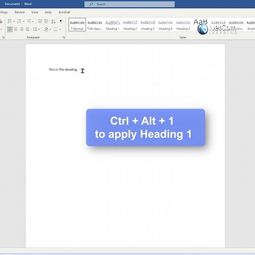 What is the FASTEST Way to Apply Heading Styles in Microsoft Word?