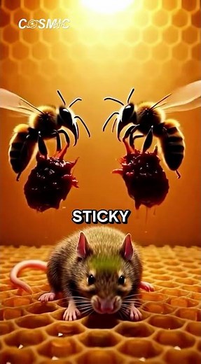 When a Mouse Invades a Hive… Bees Turn It Into a Mummy