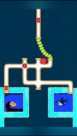 save the fish pull the pin game / Satisfying mobile games / Fishdom ad mini games 50 #shorts
