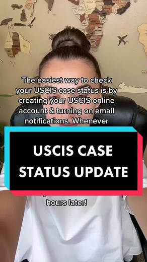 The easiest way to check your USCIS case status is by creating your USCIS online account & turning on email notifications. Whenever there’s an update, they will notify you right away. You can also check it by googling “USCIS Case Status”. Alternatively you can sign up for Lawfully app, but it normally sends notifications hours later! #uscis #greencard #immigrationlawyer #greencardmarriage #marriagegreencard