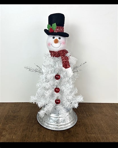 333K views · 6.3K reactions | Love snowmen? I think you will love this snowman tree made using supplies from Dollar Tree! #dollartree #christmas | Country Lily Decor | Facebook