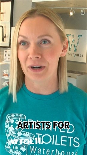 Waterhouse Bath and Kitchen Studio launches annual Painted Toilets event to support Water.org’s mission to bring clean water worldwide. | WTOL 11