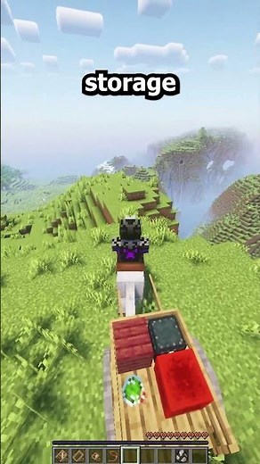 The BEST way to carry items in Minecraft! #minecraft