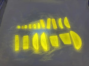 Czochralski - Lumogarnet Gagg(ce) Facet Rough Manmade Crystal Cutting Gems Fluorescent Lab Stone Lab Gemstones Laser Crystal You Select! - Etsy