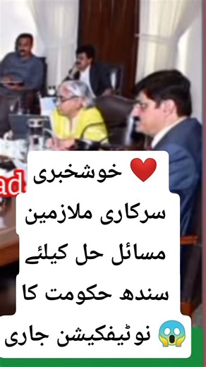 اچھی خبر سرکاری ملازمین مسائل حل کیلئے سندھ حکومت کا نوٹیفکیشن جاری - سندھ ایمپلائیز الائنس پنشن DRA